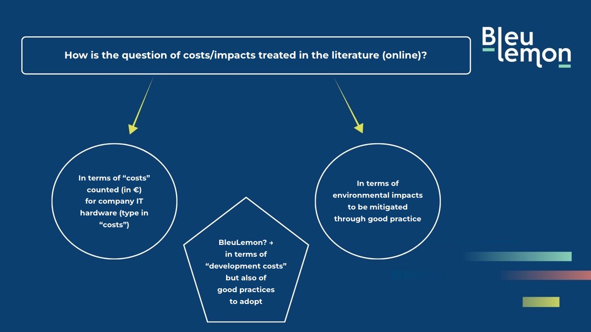 Illustration for the section “V. IT costs, performance and environmental impact”